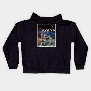 POSTCARD: HAVANA. Kids Hoodie